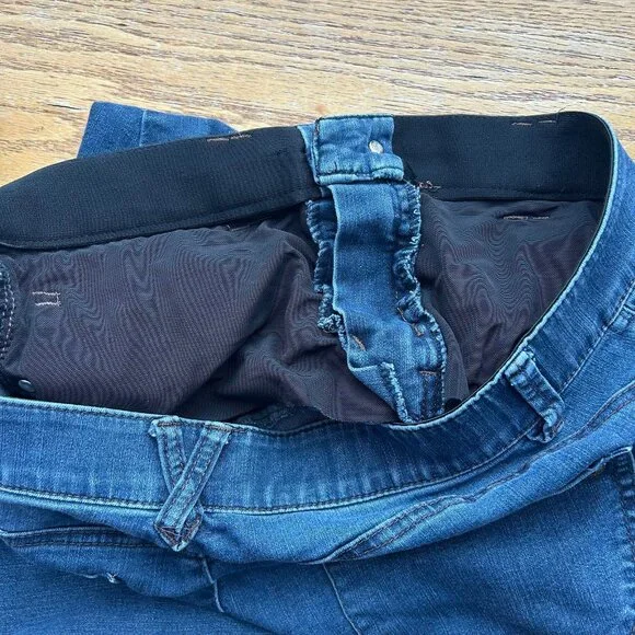 Democracy Ab Technology Stretch Straight Leg Slimming Tummy Control Jeans Sz 14 - Picture 10 of 10